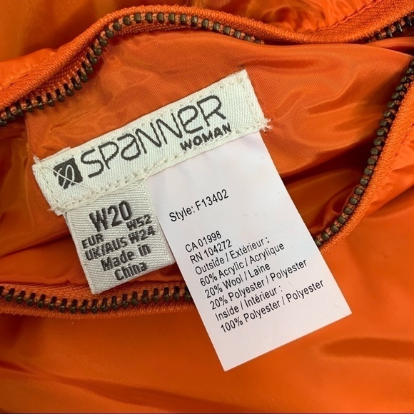 Spanner Vest Womens 20W Plus Size Reversible NWT Grey Tangerine Black - Picture 11 of 12